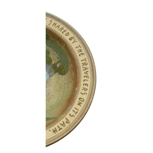 Bryan Becker Clay Werks Studio Pottery Bowl Wedding Bowl True Love 10.25" Diam - Picture 5 of 6